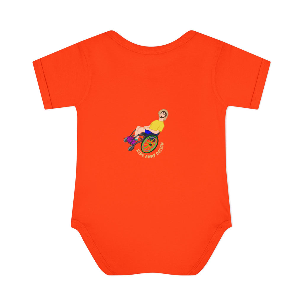 Infant Bodysuit — Cute Wheelchair Baby Graphic "Tiny Chief" | Inclusive Baby Shower Gift